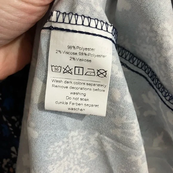 NWT Grace Karin Long Sleeve Floral Dress - Picture 4 of 4